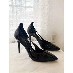 Michael Kors Women’s Black Patent Leather Pointed Toe Heels Size 9.5M